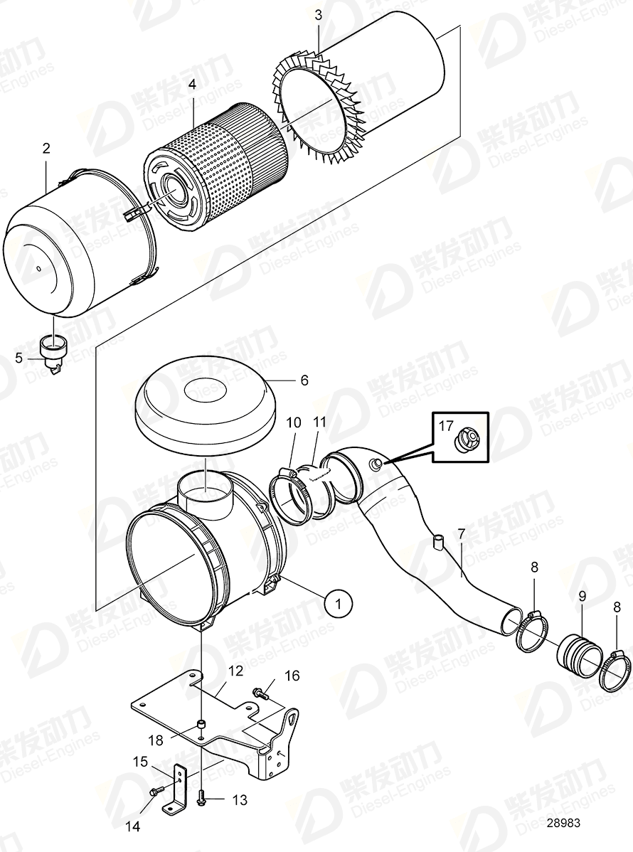 volvo penta Cap 21065677 Drawing volvo penta Cap 21065677 Drawing